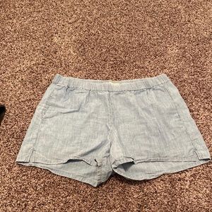 Madewell Pull-on Chambray Shorts - Large
